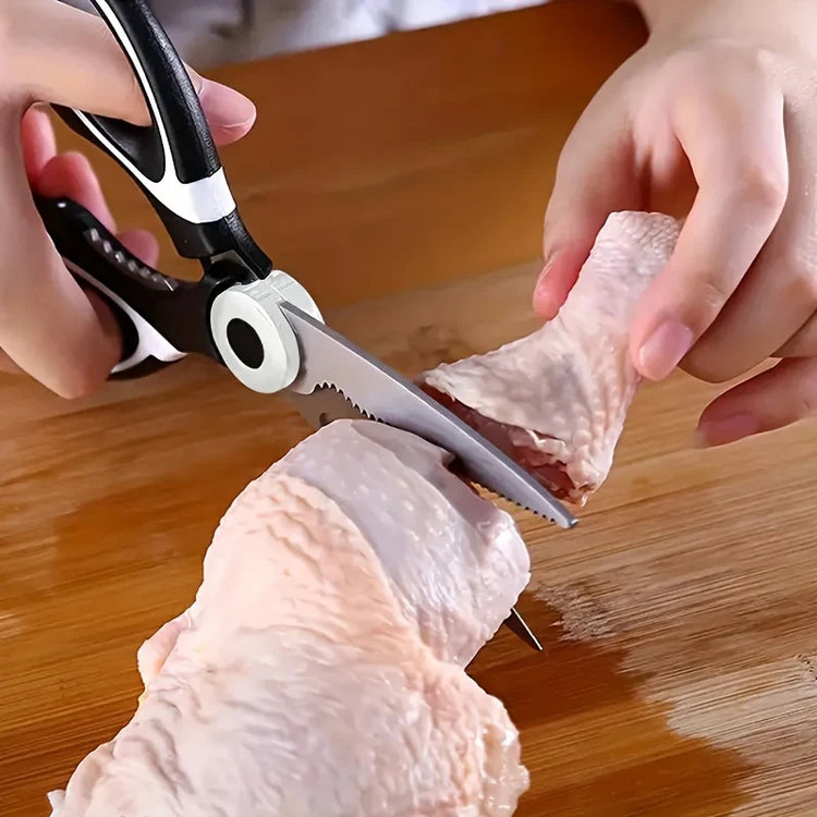 Multi-Kitchen Scissors - Chicken, Vegetable Cutter & Bottle Openers Tools